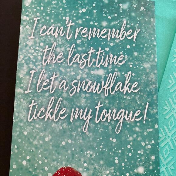 St Labre Indian School Snowman Merry Christmas Quotes Greetings Card w/ Envelope - Picture 3 of 8